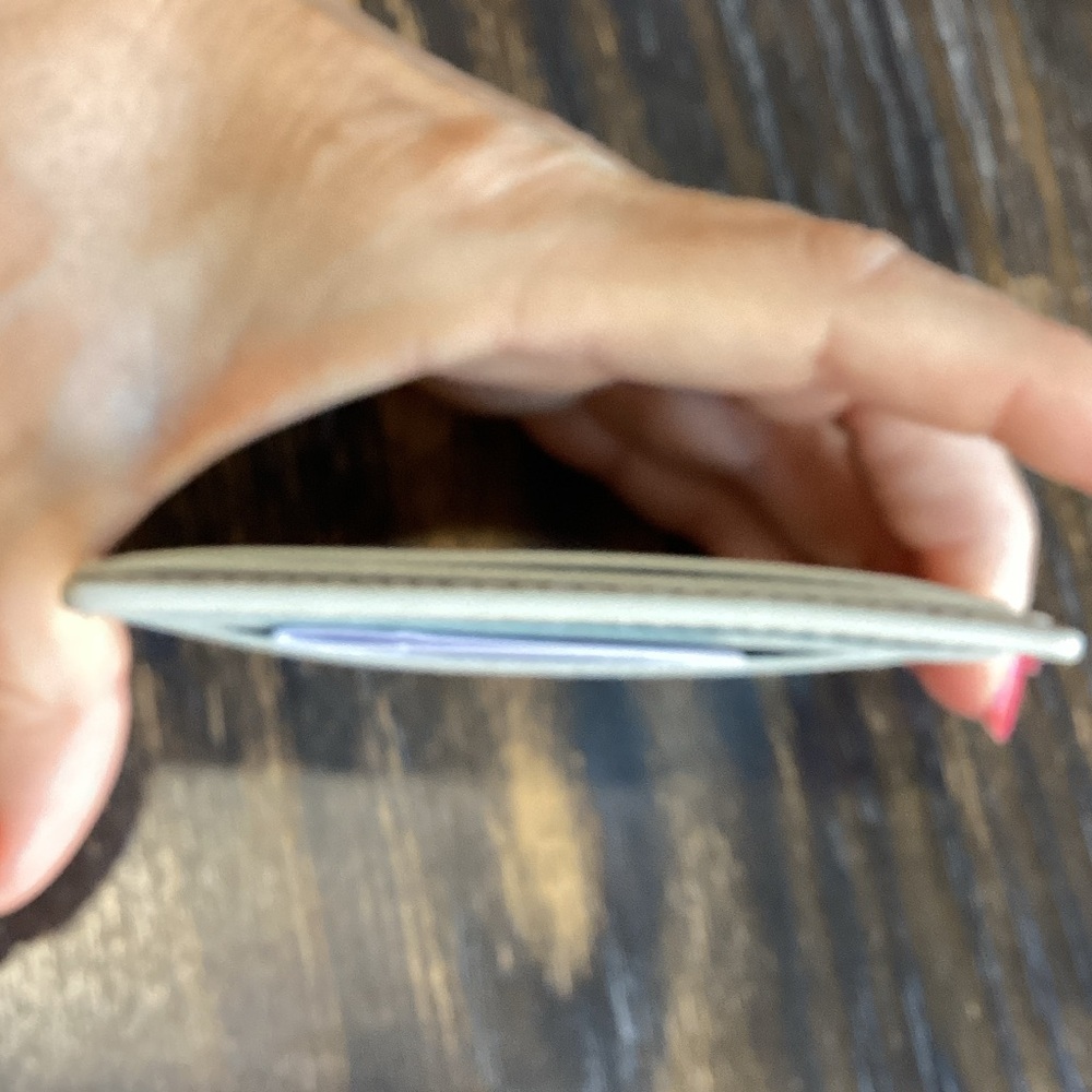 Kurt Geiger Metallic Card Holder - Picture 5 of 7